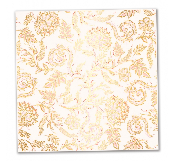 Book & Flowers. Color Foil Vellum 30,5 x 30,5cm