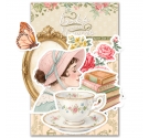 Books & Flowers. Die Cuts