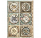 Gardens of Time Papel de arroz 21 x 29,7cm - Seis Relojes