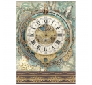 Gardens of Time Papel de arroz 21 x 29,7cm - Reloj Grande