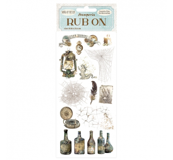 Songs of the Sea Rub-on - Botellas