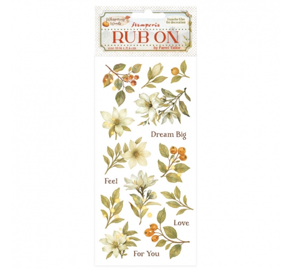 Whispering woods Rub-on - Magnolia