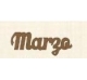 Silueta madera DM Marzo