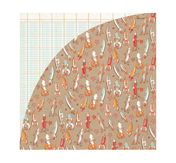 Papel scrap Cohetes