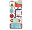 Sticker 5 x 12 - Titles colección Nordic Holiday de Basic Grey.