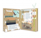 Kit Álbum scrap de 19 x 22 cm