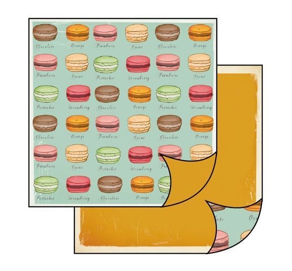 Papel doble cara, Macarons