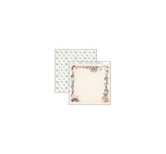 Papel de scrap de doble cara 30 x 30 cm Reyes