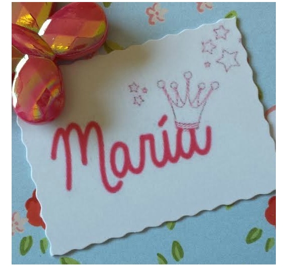 Sello nombre María