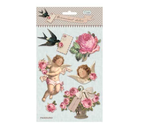 Pegatinas 3D Tilda, Colección Winter Memories
