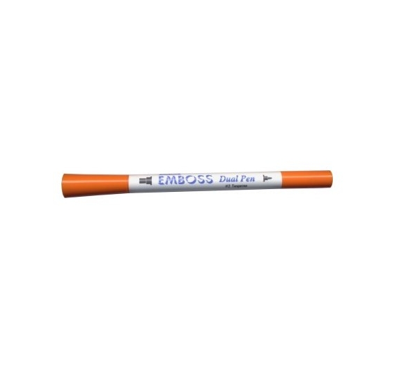 Lápiz Dual Emboss Marker Tangerine