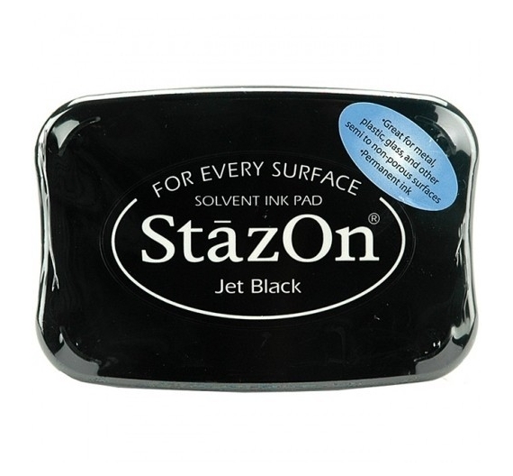 Tinta Permanente Stazon, Jet Black