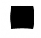 Almohadilla de tinta pequeña Negro