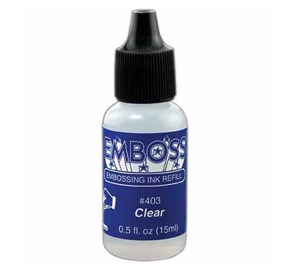 Emboss tinta 15ml Clear (recarga)