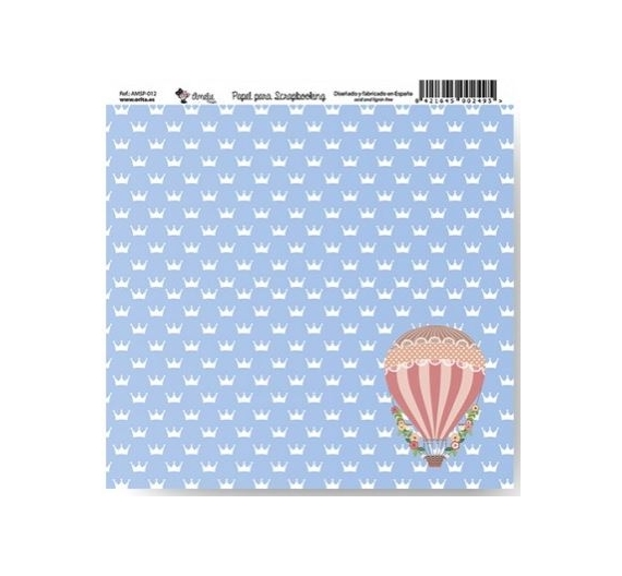 Papel de Scrap Mi Dulce Globo
