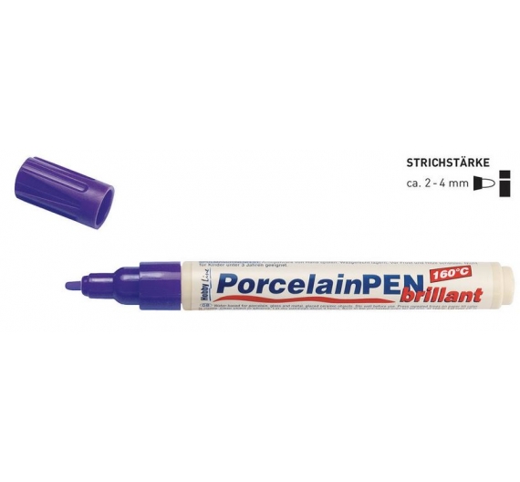 Rotulador porcelana PORCELAIN PEN 160ºC brillante color lapislázuli