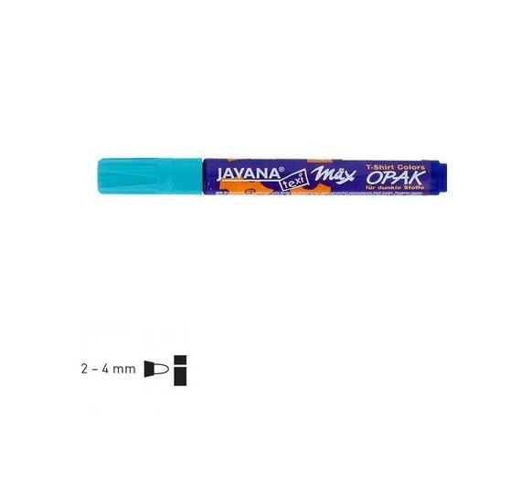 Javana Rotulador Textil Opak Azul.