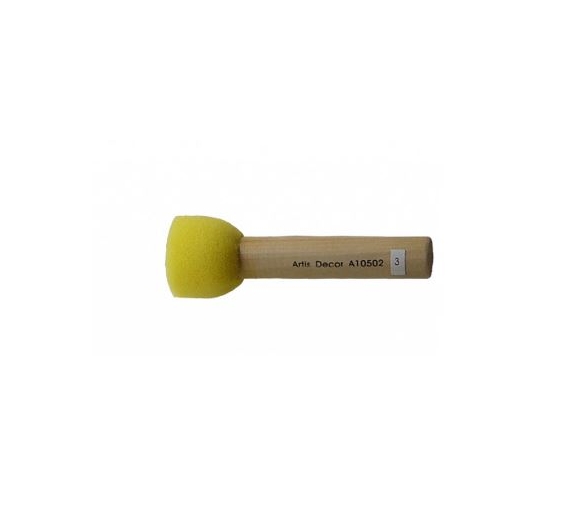 Pincel esponja estarcir Nº3 - 30mm