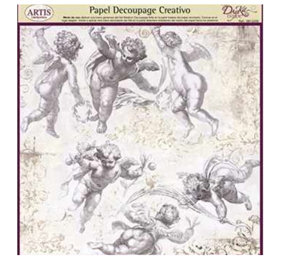 Papel Decoupage Ángel 31 x 33cm. Dayka