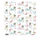 Papel de Arroz 30,5 x 30,5cm. Bicycle Ride
