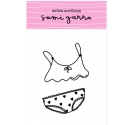 Sello acrílico BIKINI CORAZON 5x8 cm de Sami Garra
