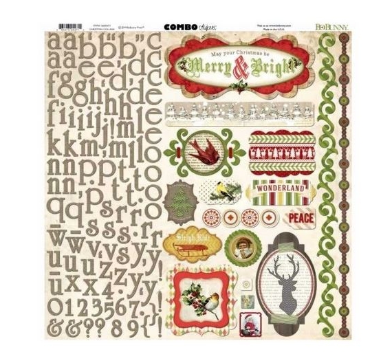 Combo stickers de Bobunny colección Christmas Collage
