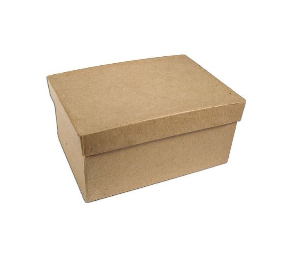 Caja papel maché Rectangular 15x11x7cm