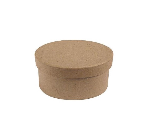 Caja papel maché Oval 26cm