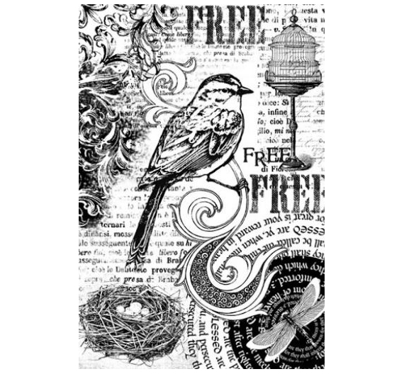Papel de arroz 21 x 29,7cm