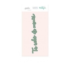 Troquel Te echo de menos. Colección Pétalos by Little Hannah - Mintopía