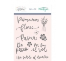 Sello Primavera  Coleccion Petalos de Little  Hannah