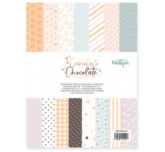 Pad 6"x8" Canela y chocolate Tarjetas