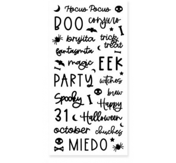 Pegatinas frases foam Chocolate