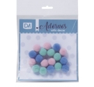 SURTIDO DE POMPONES BABY. BOLSA 18 UN.