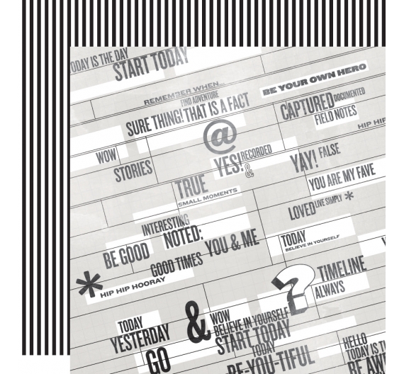 Papel de  scrap Start Today