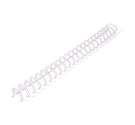 Pack 2 Wire-o 25,4mm. Rosa Bebé. Paso 2:1 (23 anillas)