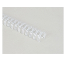 Pack 2 Wire-o 19mm. Blanco. Paso 2:1 (23 anillas)