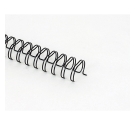 Pack 2 Wire-o 19mm. Negro. Paso 2:1 (23 anillas)